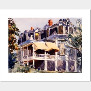 High Resolution Edward Hopper The Mansard Roof 1923 Posters and Art